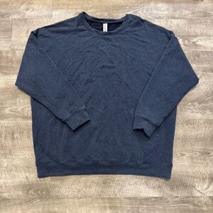 Athleta Navy Blue Crewneck Balance Pullover Sweater Women’s Sz. XL